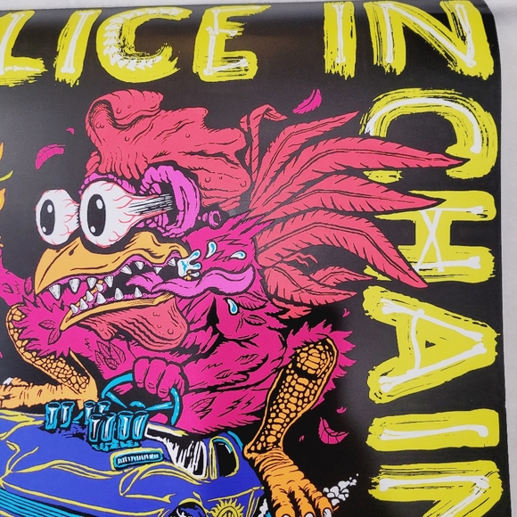 ALICE IN CHAINS 2022 VIP CONCERT POSTER - NEW Glow in The Dark - Picture 3 of 7